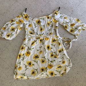 SUNFLOWER PRINT DRESS